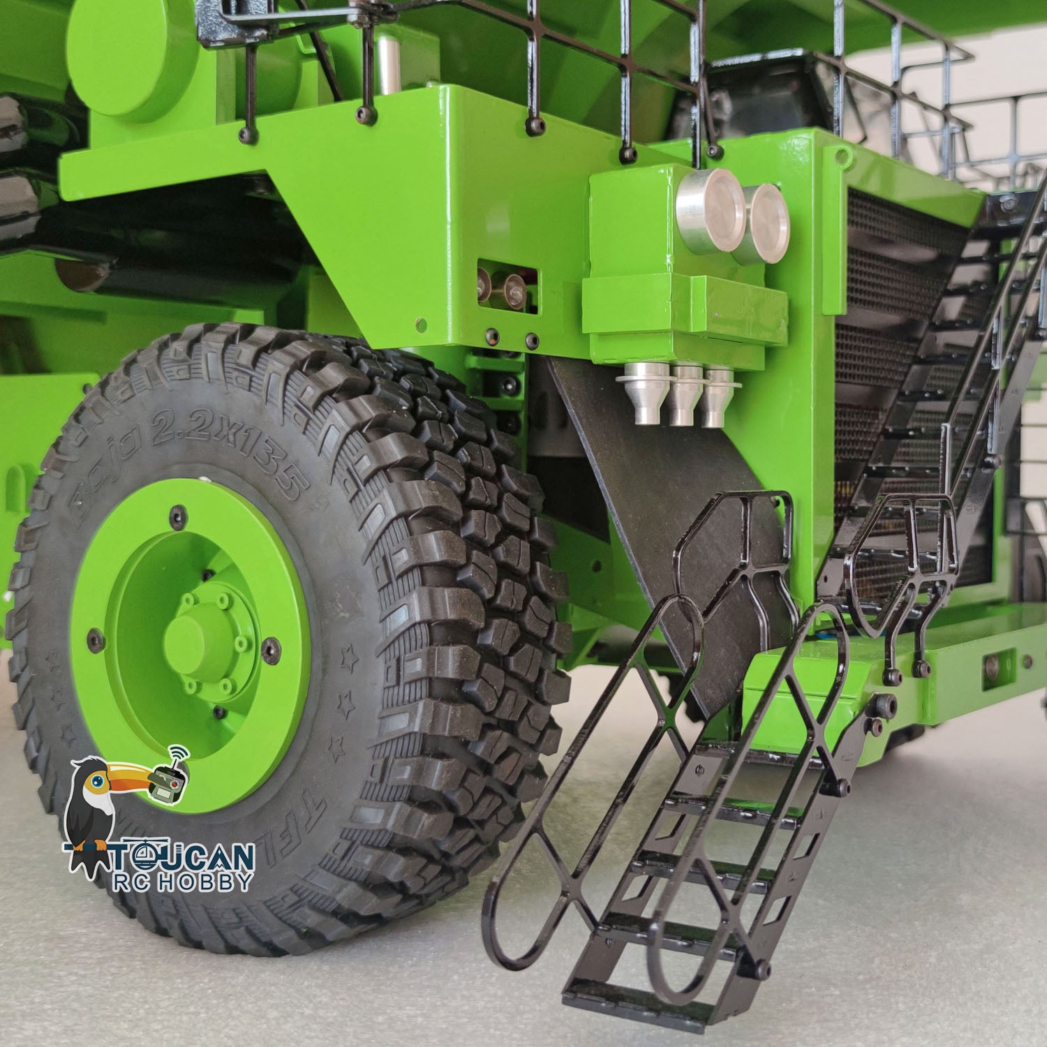 1/20 Scale Metal RC Hydraulic Mining Truck - 6X Remote Control Dumper Car with Warning Sounds | Heavy Duty Construction Vehicle Toy for Adults & Kids | Perfect for Construction Site Play, Collecting & STEM Learning