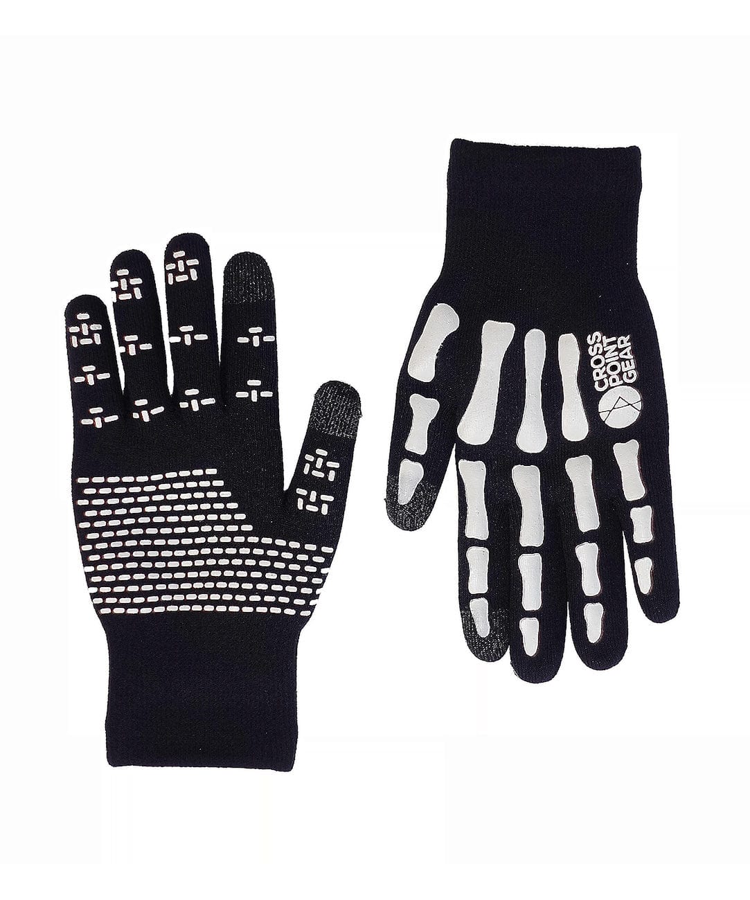 Cross Point Waterproof Knit Gloves for Men & Women - Warm Winter Gloves for Outdoor Activities, Cycling, Hiking & Snow Sports | Boneshaker
