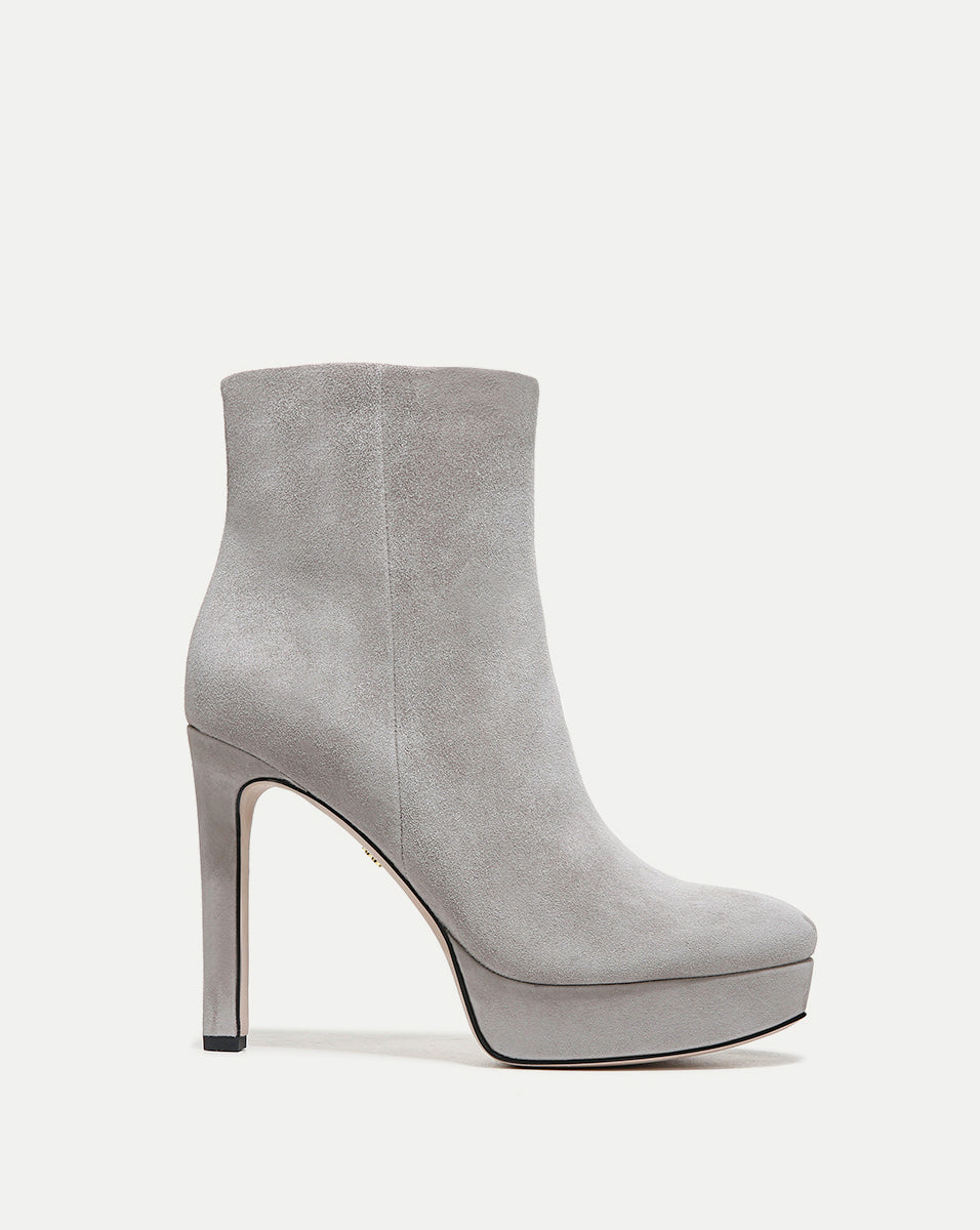 Dali Platform Bootie Women's Chunky Heel Ankle Boots - Stylish & Comfortable for Fall Winter Fashion, Office, Party & Casual Outfits