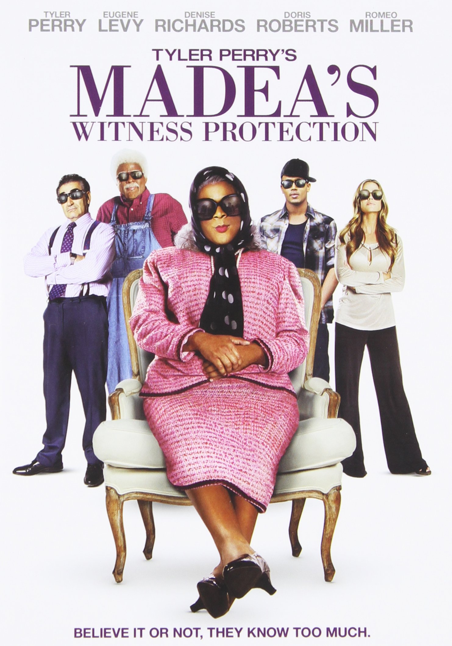 Tyler Perry's Madea's Witness Protection (2012) DVD - Comedy Movie Starring Tyler Perry & Eugene Levy - Perfect for Family Movie Nights and Comedy Lovers