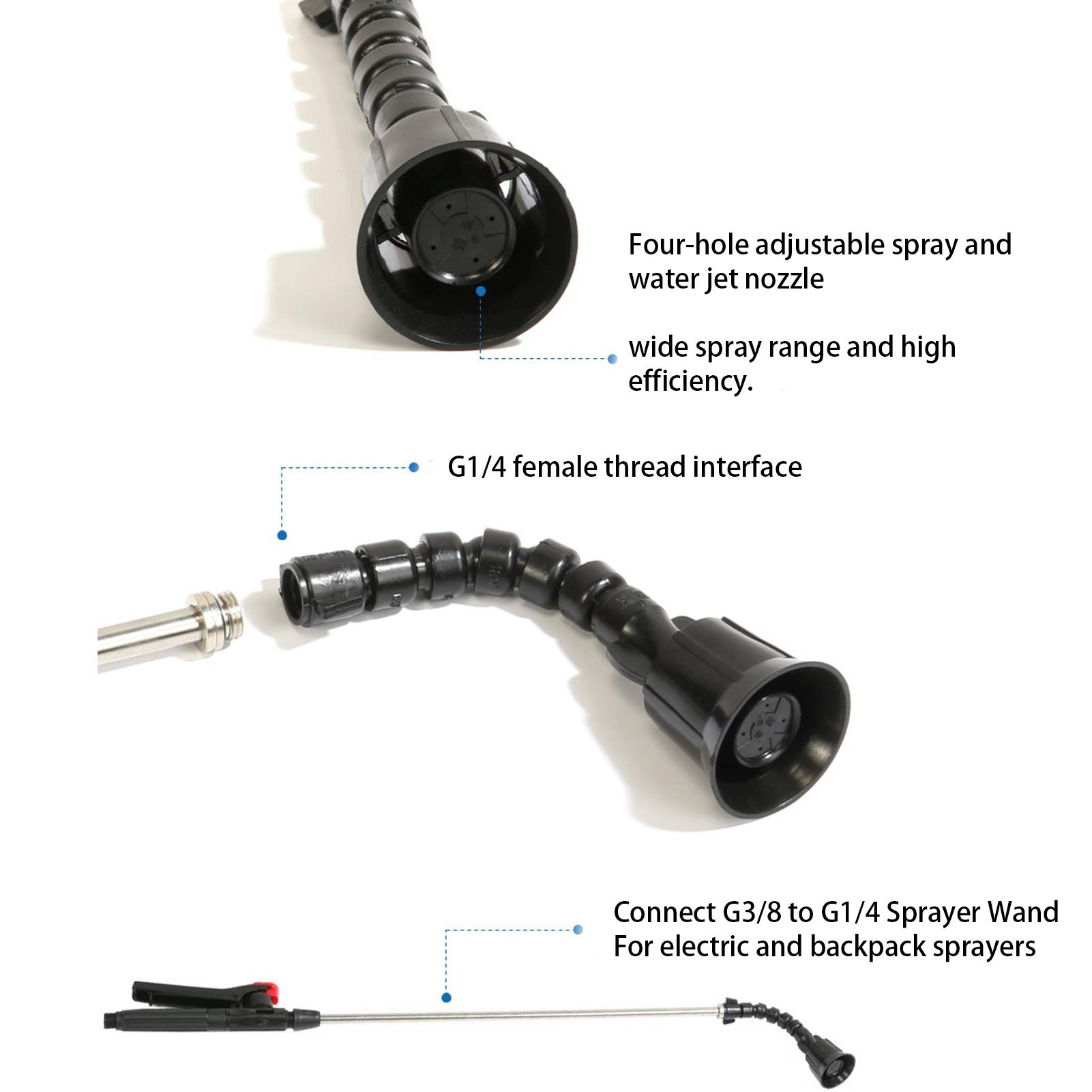 **Atomizing Nozzle - Electric Spray Nozzle for Public Green Spaces, Agriculture, Gardening & Home Use | Perfect for Lawn Care, Plant Irrigation & Pest Control**