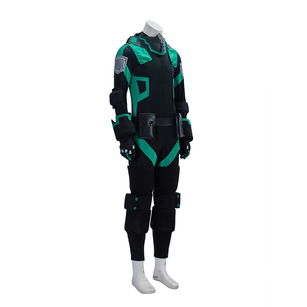 BNHA Hero Cosplay Costume for Men - Black Anime Battle Suit | My Hero Academia Halloween Outfit | Perfect for Conventions, Cosplay Events & Halloween Parties