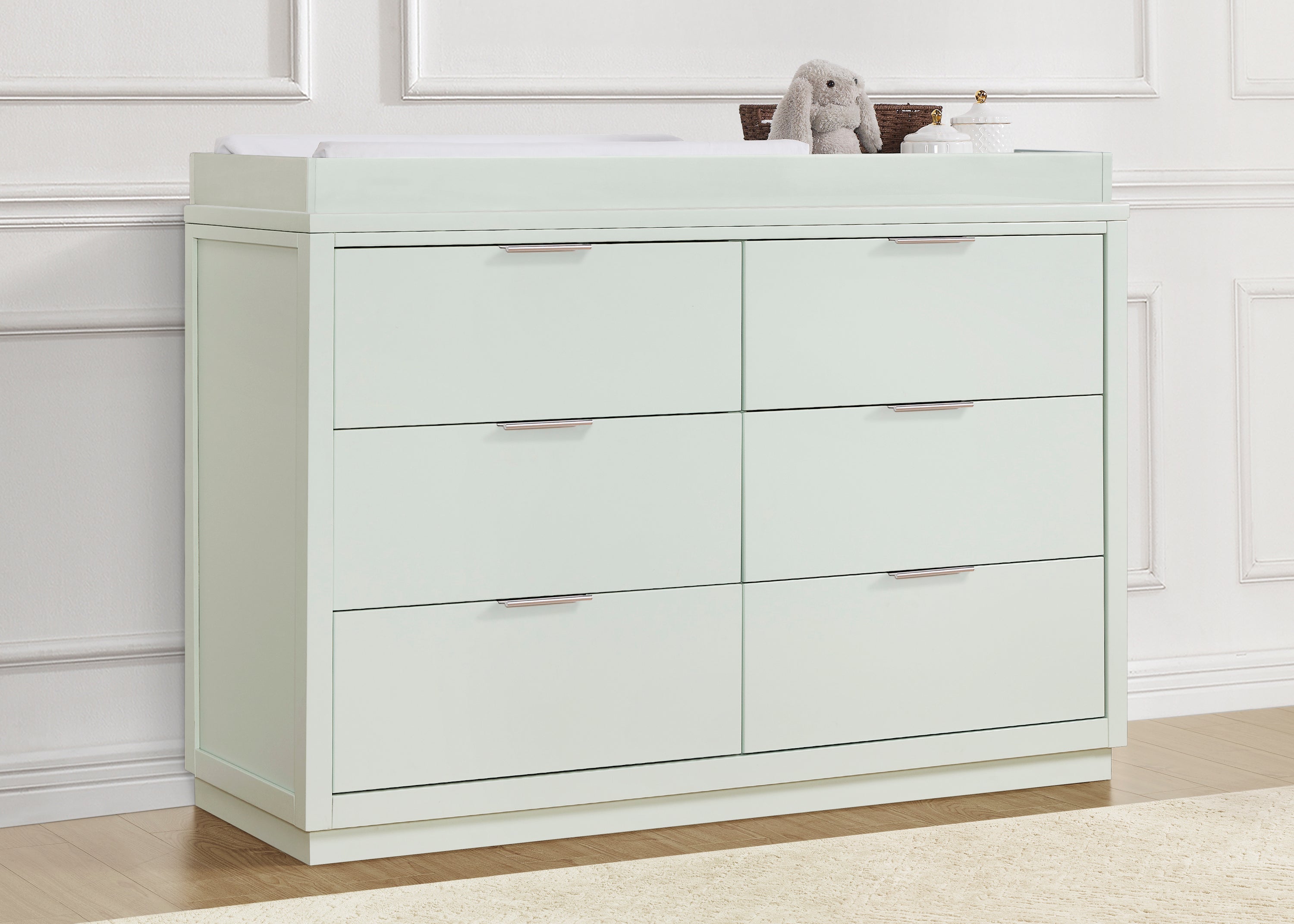 Forever 6-Drawer Dresser with Interlocking Drawers - Classic Collection | Sturdy Bedroom Storage Furniture for Home Organization