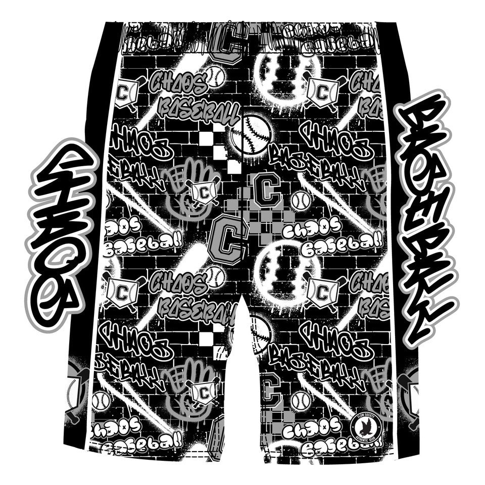 Boys & Men's Chaos Baseball Shorts - Comfortable Athletic Shorts for Baseball, Gym & Casual Wear | Perfect for Sports, Training & Everyday Use