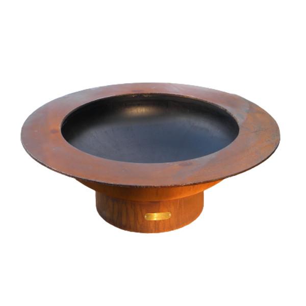 Saturn Fire Pit - Outdoor Fire Pit for Backyard, Patio & Camping - Durable Steel Fire Bowl with Decorative Cutouts - Perfect for Bonfires, S'mores & Outdoor Gatherings