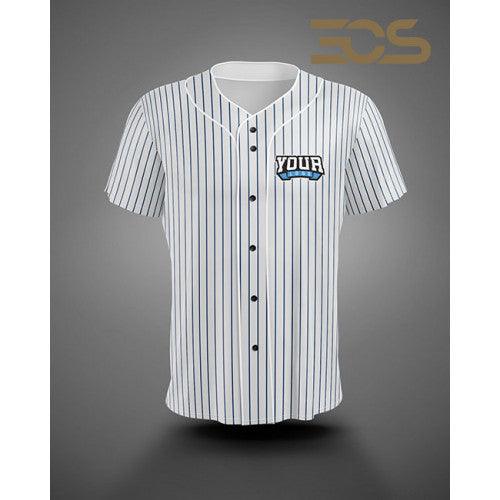 Custom Sublimated Full Button Jerseys 2000 Series - Perfect for Baseball, Softball & Team Sports