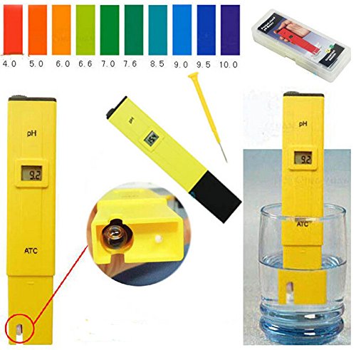 Digital PH Meter for Water Testing - Accurate Pocket Pen Tester for Aquarium, Pool, Drinking Water & Hydroponics | Portable & Easy to Use for Home, Lab & Outdoor