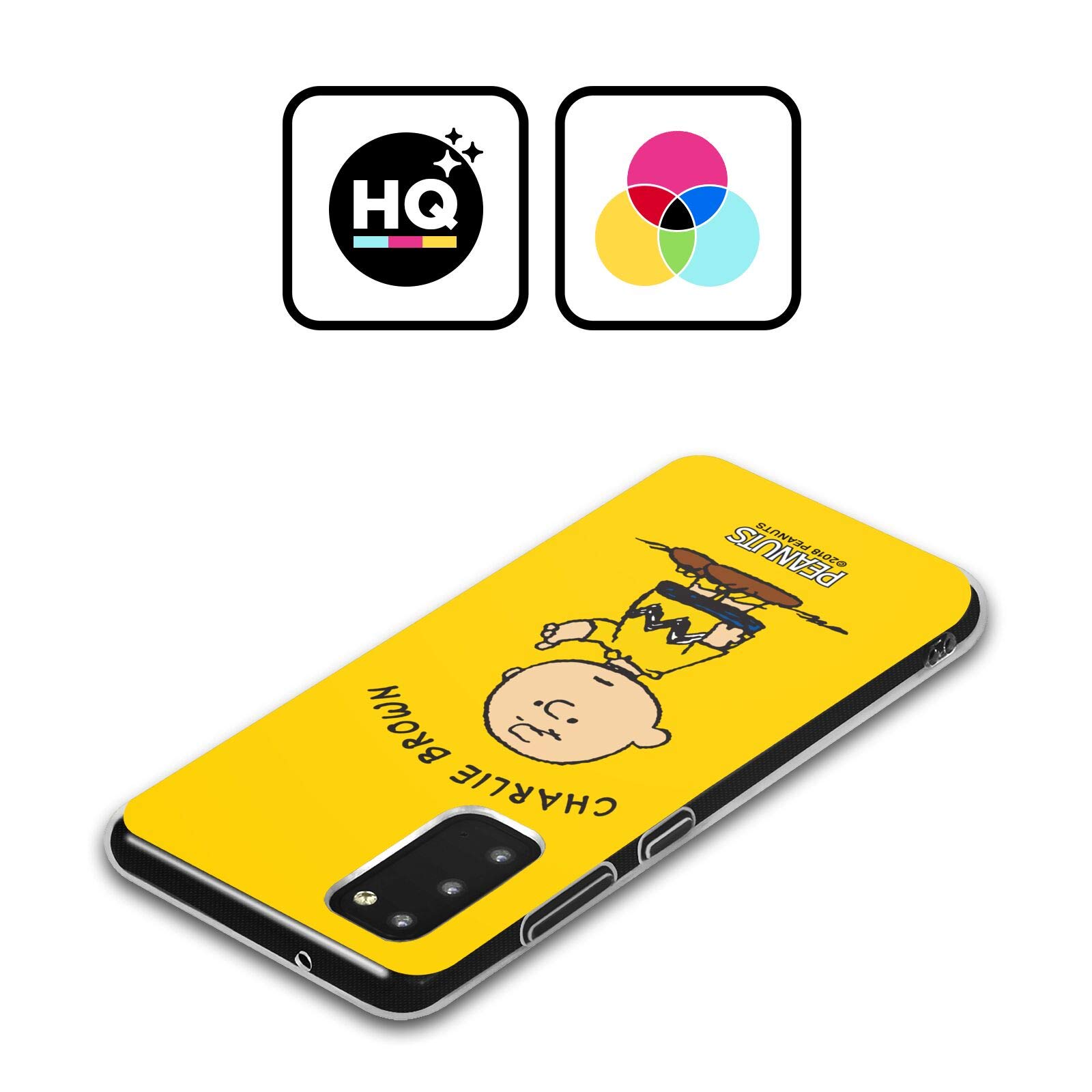 Head Case Designs Officially Licensed Peanuts Charlie Brown Soft Gel Case for Samsung Galaxy A50/A30s (2019) - Durable Protection for Daily Use, School & Work