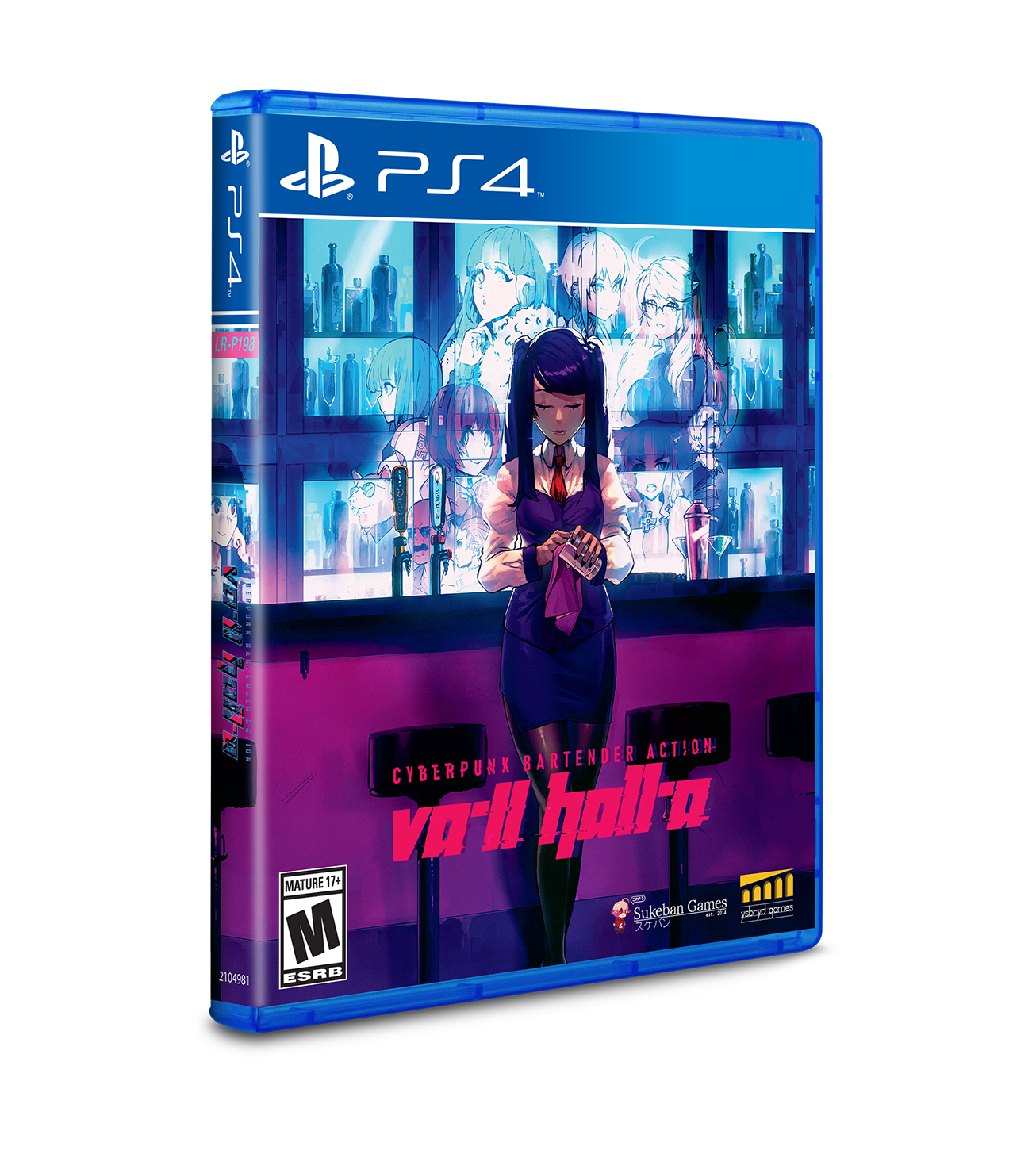 Limited Edition VA-11 HALL-A PS4 Game - Cyberpunk Bartending Action Adventure - Perfect for Gaming Collectors & Cyberpunk Fans