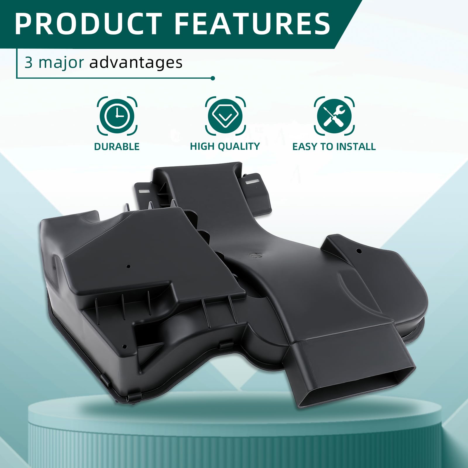 AUTOKAY 4593913AB Air Intake Duct Hose Replacement for Jeep Patriot & Compass 2011-2017 - Durable OEM Fit, Improved Engine Performance - Perfect for Off-Roading & Daily Commuting