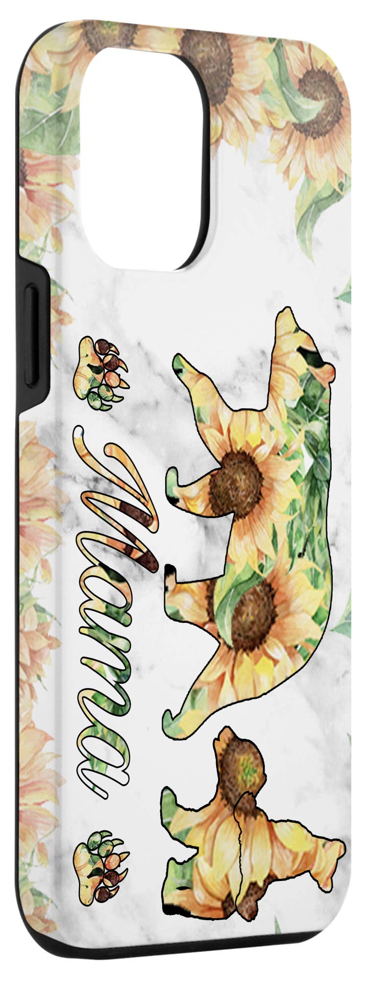 iPhone 12 Pro Max Case - Sunflower Design Protective Cover for Women, Mothers Day Gift, Perfect for Mom & Kiddos | Durable Phone Case for Daily Use & Travel