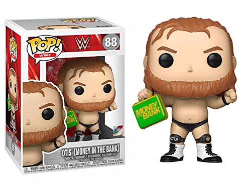 WWE Otis Money in The Bank Funko Pop! Vinyl Figure with Pop Box Protector Case - Collectible Wrestling Action Figure for Display & Protection