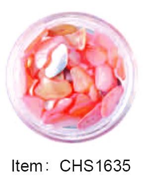 Premium CRUSH SHELL ORANGE CHS1635 - Vibrant Orange Shell Necklace for Women, Boho Beach Jewelry - Perfect for Summer Outfits, Vacations & Festivals