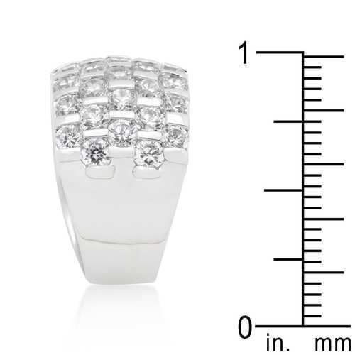 Channel Set Princess Cut Engagement Ring - 14K White Gold Diamond Wedding Band for Women - Perfect for Proposals, Anniversaries & Bridal Jewelry