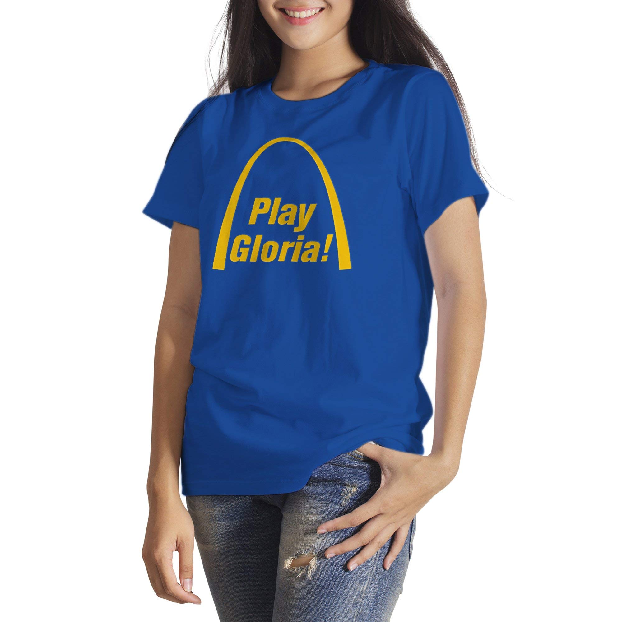 Play Gloria St. Louis Blues Hockey T-Shirt - Officially Licensed NHL Fan Apparel for Men & Women - Perfect for Games, Parties & Sports Events