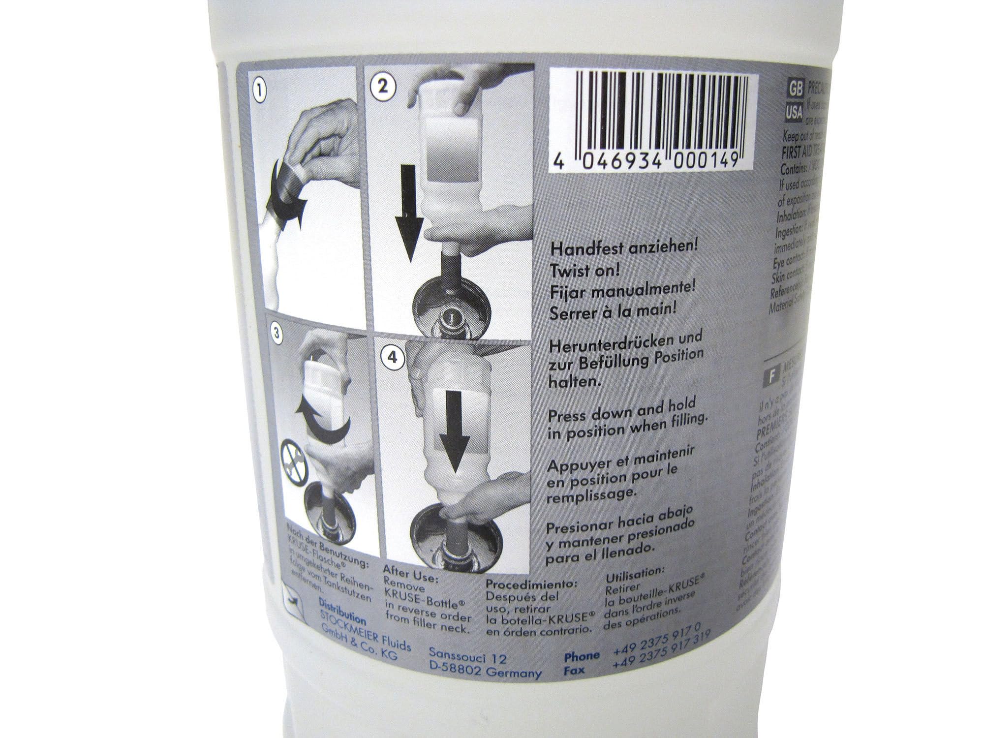 Original Equipment AdBlue Diesel Exhaust Fluid DEF SCR LR072258 - 2 Gallons (4 Half-Gallon Bottles) - Compatible with Land Rover Discovery 5, Range Rover Sport, Velar & Evoque Diesel Vehicles - Reduce Emissions & Improve Engine Performance - Ideal for Long Road Trips & Heavy-Duty Driving