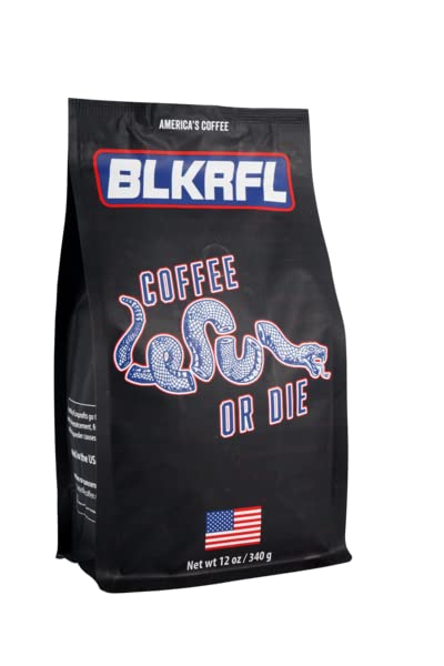 Black Rifle Coffee Company Coffee or Die Medium Roast Ground Coffee - 12 OZ Bag | Premium American Coffee for Home Brewing, Camping & Outdoor Adventures