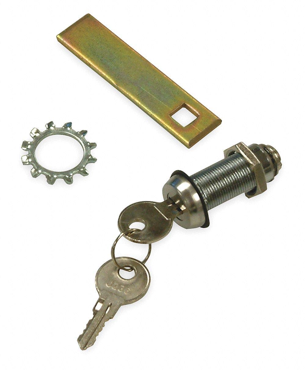 Heavy Duty Industrial Cylinder Lock - NEMA 4 & 12 Rated for Outdoor & Harsh Environments - Secure Electrical Enclosures, Control Panels & Machinery