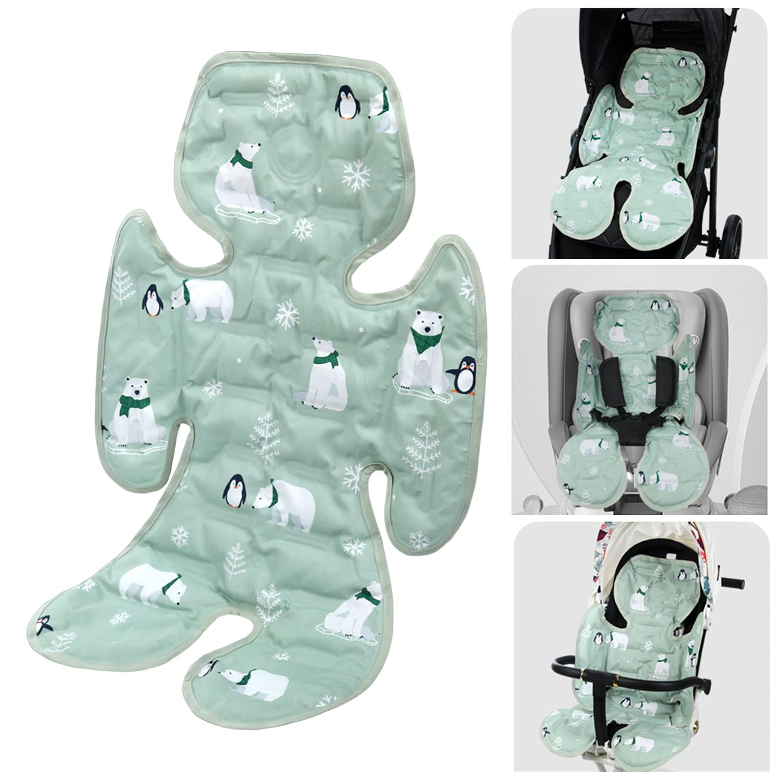 Breathable Baby Stroller Seat Pad - Cooling Stroller Cushion Insert for Newborns & Toddlers | Comfort Upgrade for Summer Use, Outdoor Walks & Travel