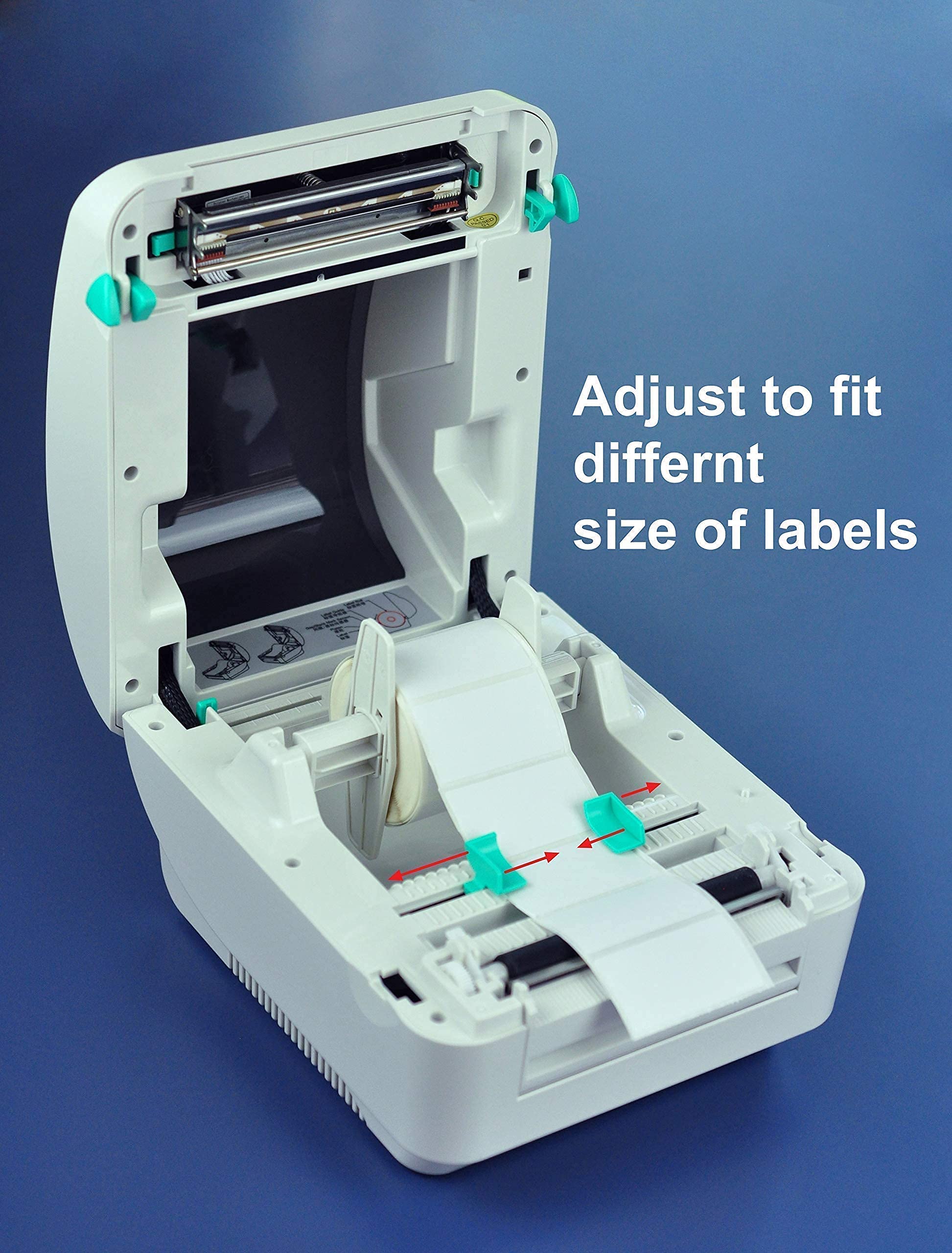 2054A USB & Ethernet/LAN Thermal Shipping Label Printer - Compatible with Amazon, eBay, PayPal, Etsy, Shopify, ShipStation, Stamps, UPS, USPS, FedEx, DHL - Works on Windows & Mac - Includes 1 Roll of 4x6 Labels - Perfect for E-commerce Sellers & Small Business Shipping Operations