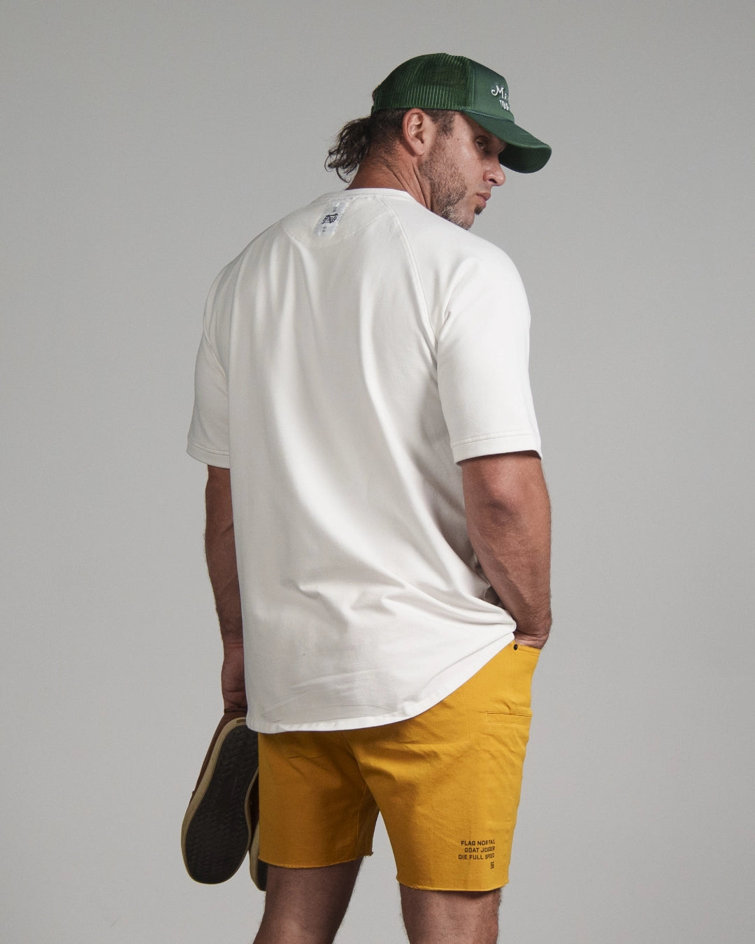 Premium GOAT SHORTS for Men - High-Quality Athletic Shorts with Gold Accents | Perfect for Gym, Running, Basketball & Casual Wear