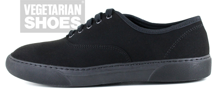 Vegan Black Kennedy Sneakers - Eco-Friendly Leather-Free Shoes for Men & Women | Perfect for Casual Wear, Work & Sustainable Fashion