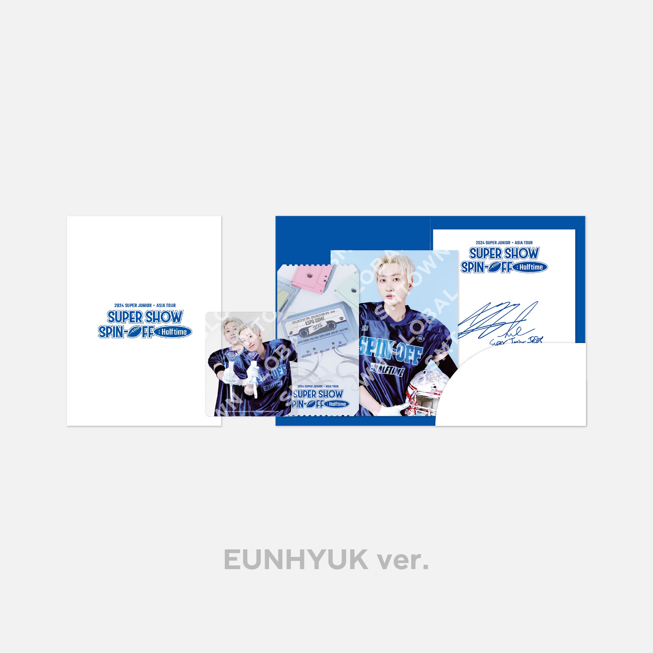 2024 SUPER JUNIOR 'SUPER SHOW SPIN-OFF: Halftime' Official MD Ticket Set - K-Pop Concert Merchandise for ELF Fan Collection & Memorabilia