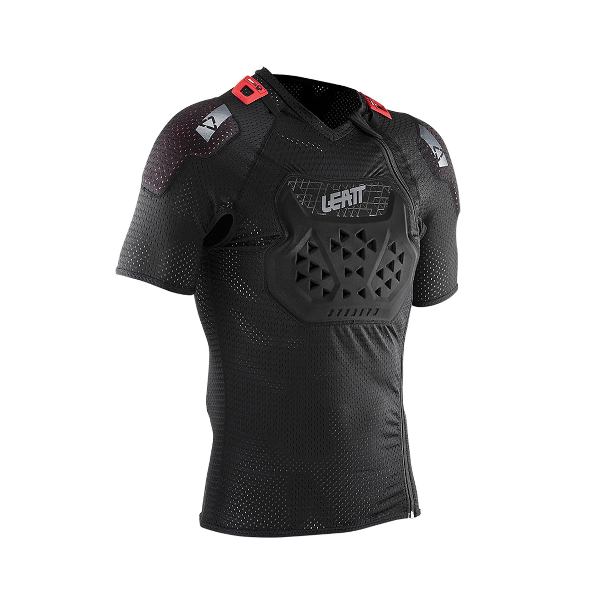 Leatt Airflex Stealth Body Tee - Lightweight Motorcycle Protection Shirt for Off-Road Riding & Motocross | Comfortable Impact Armor for Dirt Bikes & ATV Adventures
