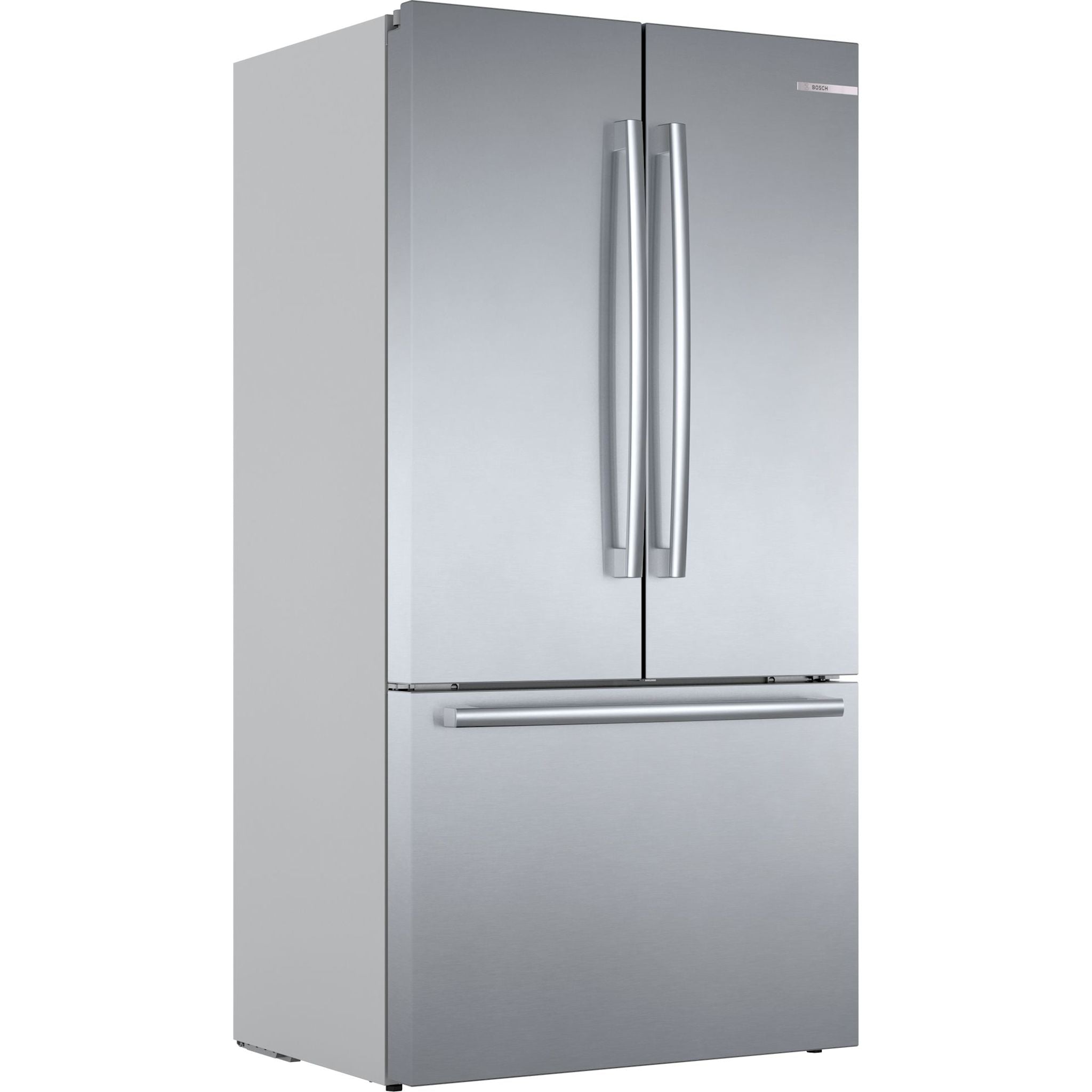 Bosch 36 Inch French Door Refrigerator (B36CT80SNS) - Stainless Steel Counter Depth Smart Fridge with FlexBar, Perfect for Modern Kitchens and Open Floor Plans