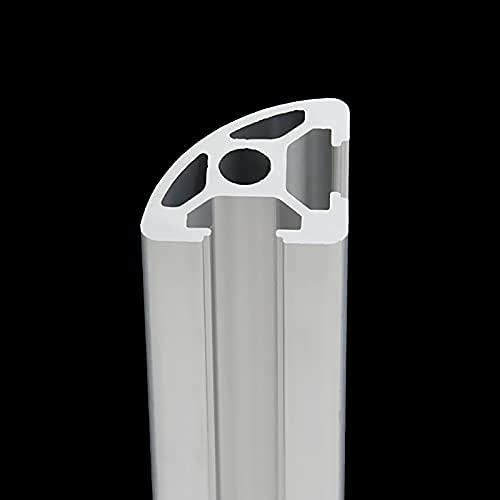 2020 T-Slot Aluminum Extrusion Profile - European Standard Anodized Silver Linear Rail Guide (73.23