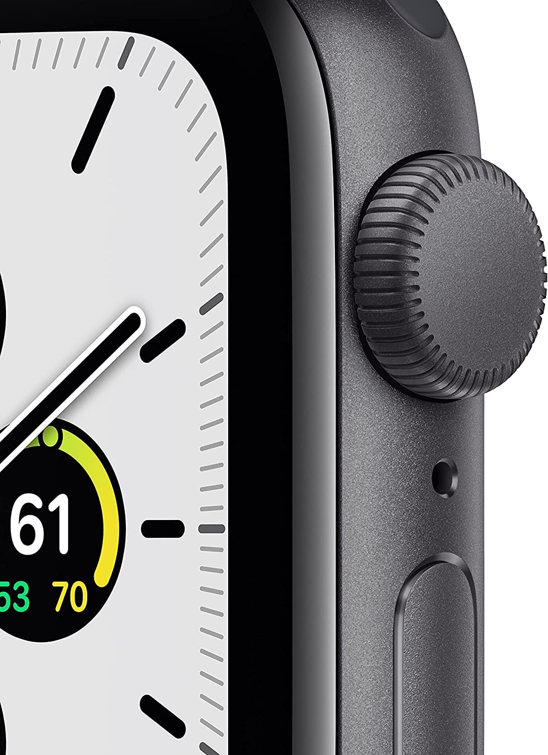 Apple Watch SE (GPS, 44mm) - Space Gray Aluminum Case with Midnight Sport Band - Renewed Premium Smartwatch for Fitness Tracking & Notifications - Perfect for Running, Swimming & Daily Use