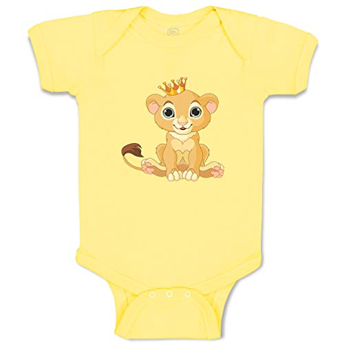 Custom Baby Lion Animal Bodysuit - Funny Cotton Baby Clothes for Boys & Girls - Perfect for Newborn Photos, Birthday Gifts & Everyday Wear