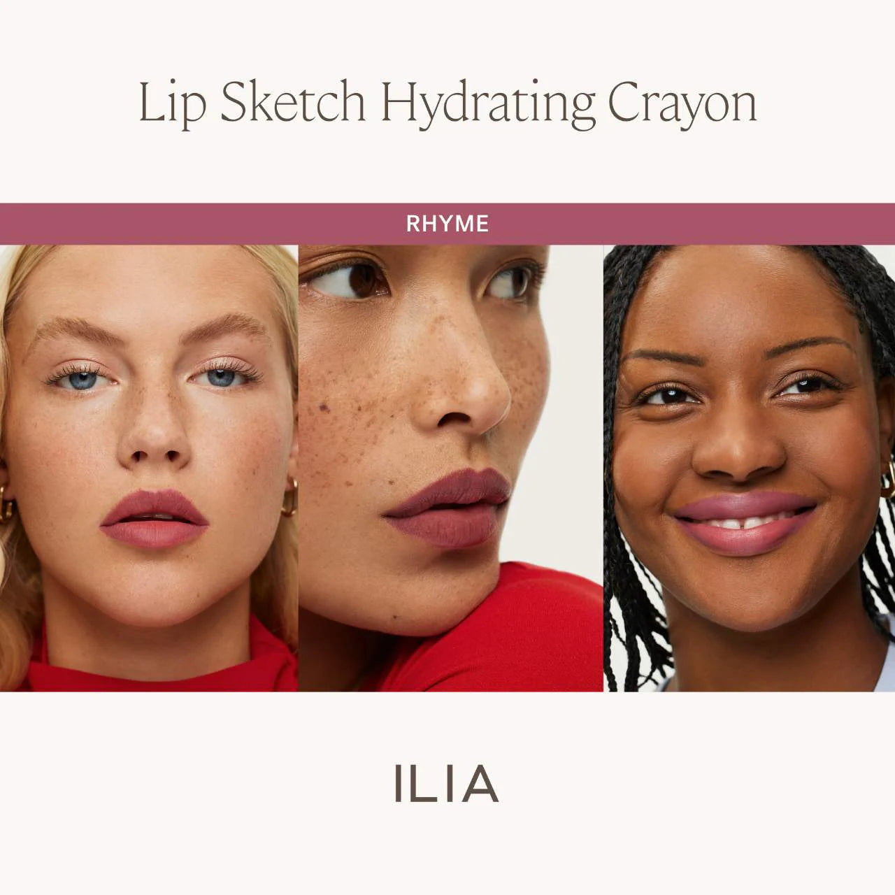 ILIA Lip Sketch Hydrating Lipstick & Lip Liner Crayon Set - Vegan, Cruelty-Free Longwear Lip Color (10+ Shades) for Everyday Wear, Date Night & Special Occasions