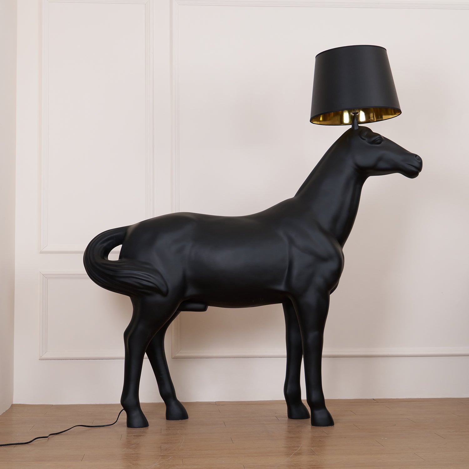 Equine Majesty Floor Lamp - Elegant Horse-Themed Standing Light for Living Room, Bedroom, or Office Decor - Perfect for Home & Commercial Spaces