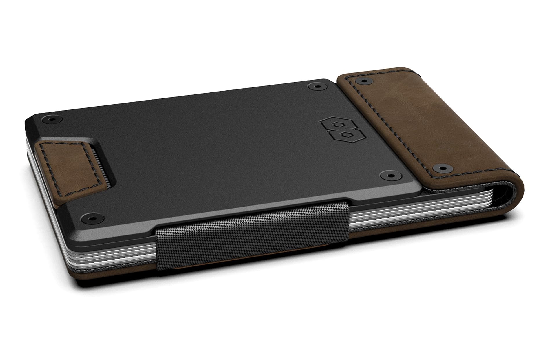 PROOF Wallet - Ultra Slim Minimalist RFID Blocking Wallet for Men | Genuine Leather & Metal | Front & Back Pocket Design | Gift Box Included | Veteran Owned Business | Perfect for Everyday Carry, Travel & Business Use