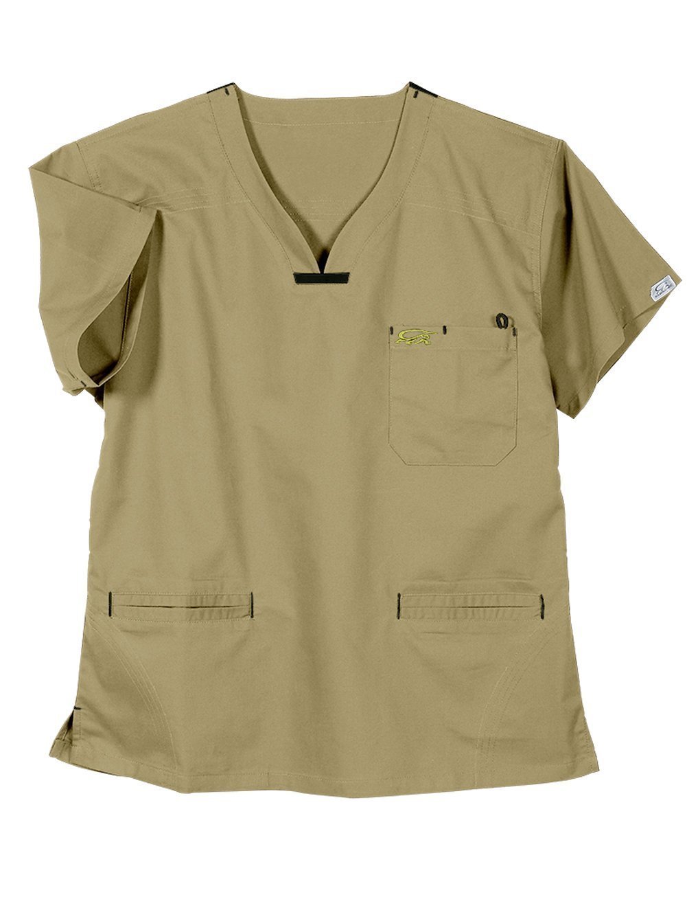IguanaMed Med Flex II 3-Pocket Sporty Scrub Top for Women - Comfortable Stretchy Medical Uniform for Nurses, Doctors & Healthcare Professionals - Perfect for Long Shifts & Busy Hospital Days