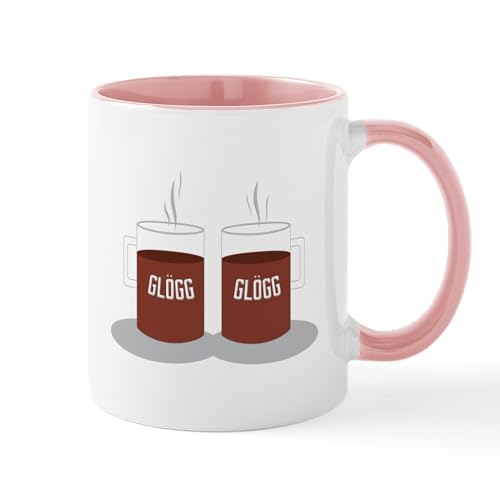 White/Pink Inside - Glogg Wine Mugs