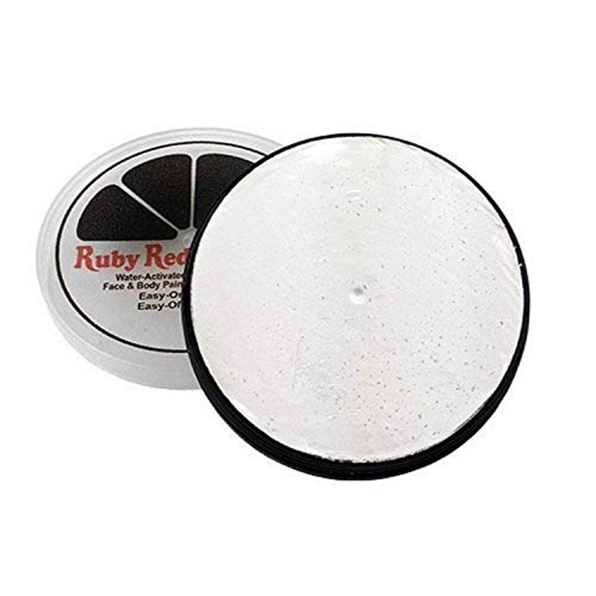 Ruby Red & Pearl White Face Paint - 18 ML (0.6 oz) Professional Water-Based Makeup for Halloween, Cosplay, Theater & Body Art | Safe for Kids & Adults