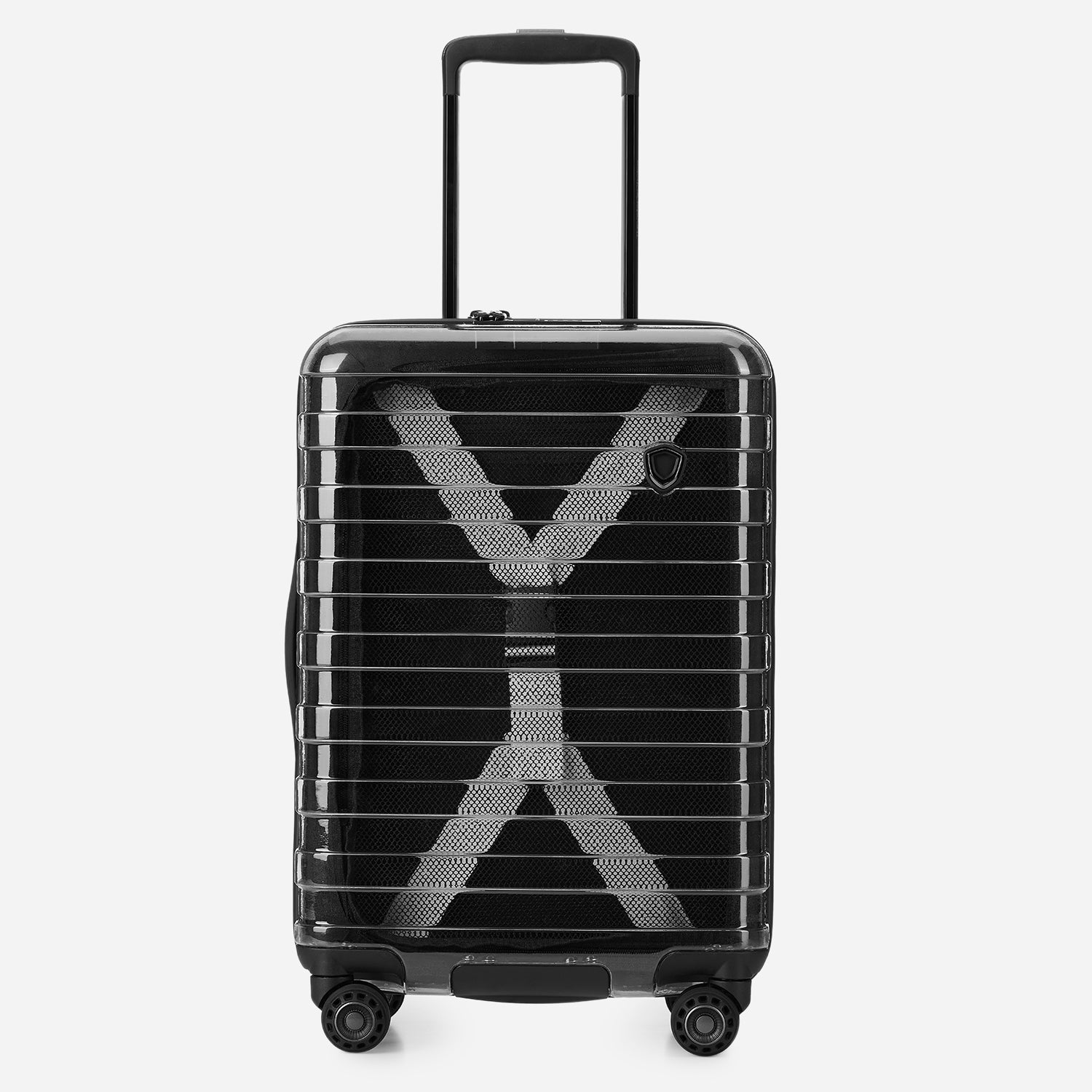 Millennial Transparent Carry On Luggage - Clear TSA Approved Travel Suitcase for Airplane, Perfect for Weekend Trips & Business Travel