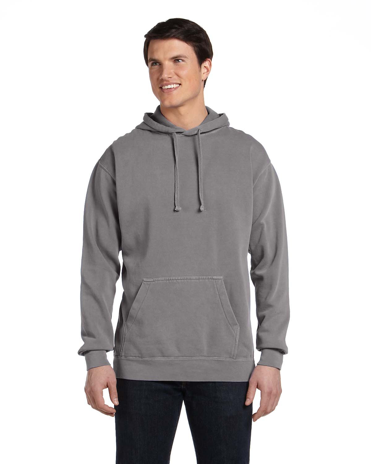 Comfort Colors 9.5 oz Garment-Dyed Pullover Hoodie - Soft Cotton Unisex Sweatshirt for Men & Women | Casual Wear, Lounge, Gym, Outdoor Activities