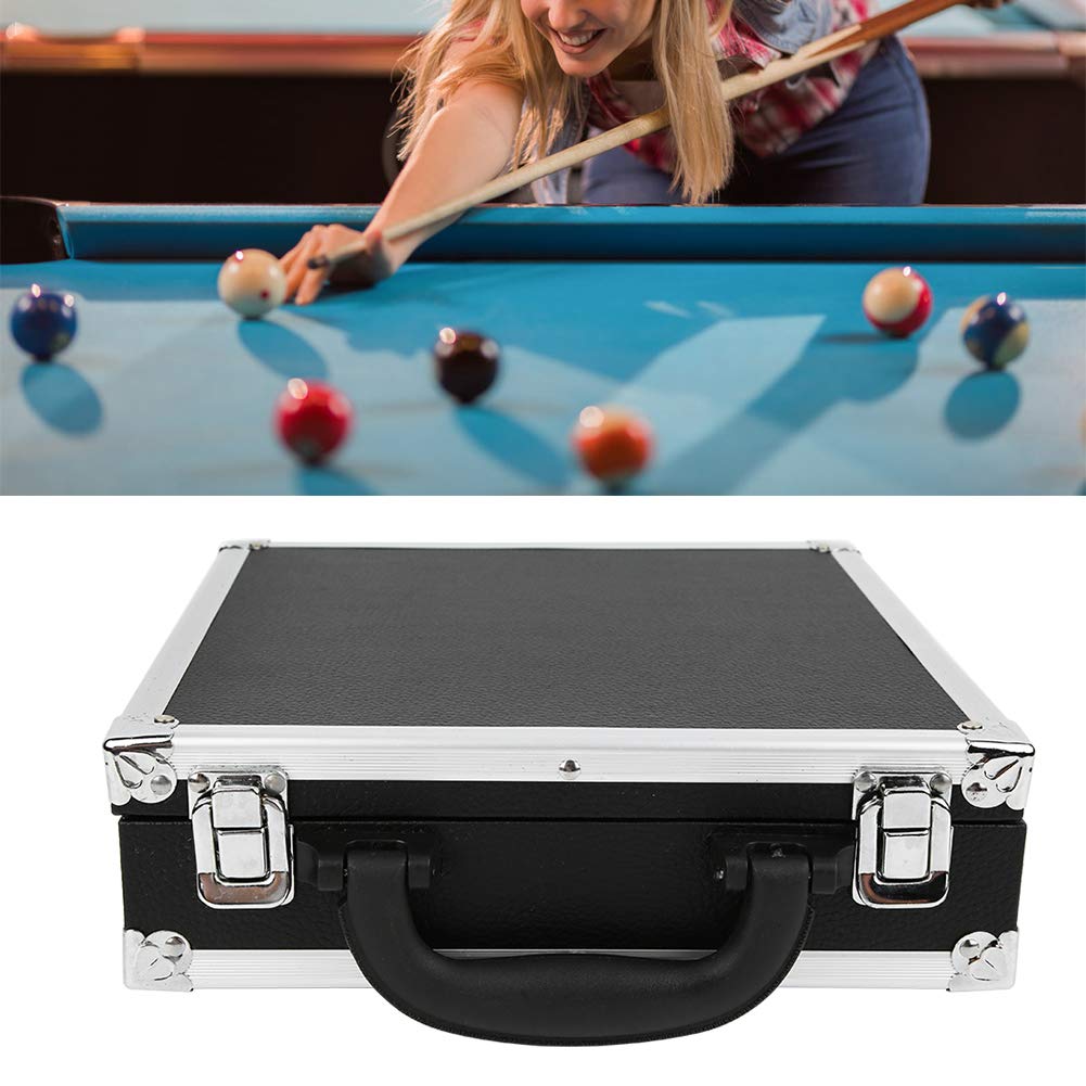 FastUU Pool Ball Travel Case - Durable Snooker & Billiard Balls Storage Box with Carry Handle - Perfect for 1 Set of Pool Balls - Ideal for Travel, Home Storage & Billiards Club Use