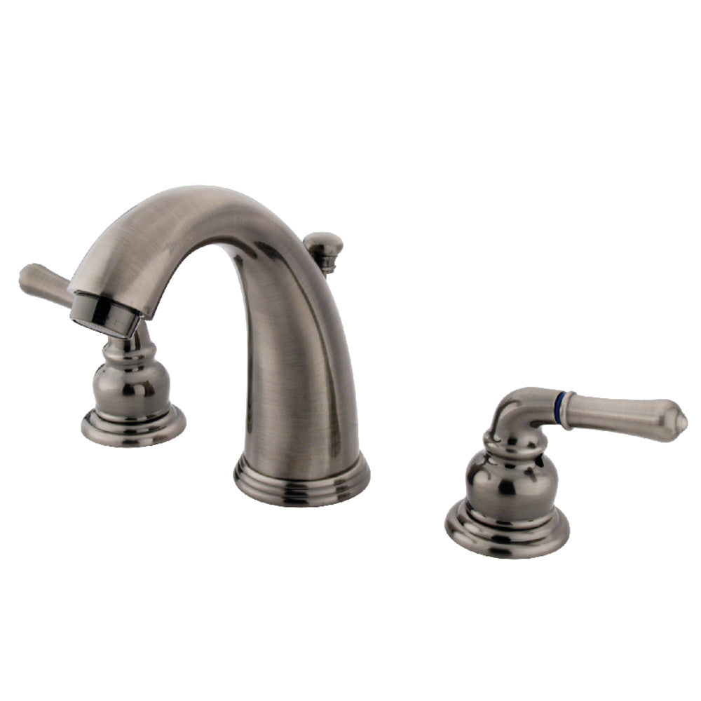 Kingston Brass GKB981 Widespread Bathroom Faucet - 8 Inch Centerset, Oil Rubbed Bronze Finish, High Arc Spout - Perfect for Modern Bathroom Vanities & Powder Rooms