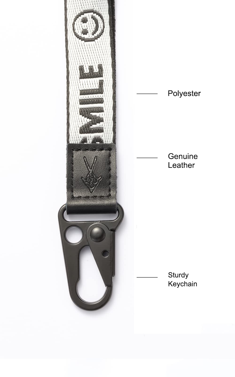 Cool Lanyards for Keys & ID Badges - Neck Strap Keychain Holder for Work & Events