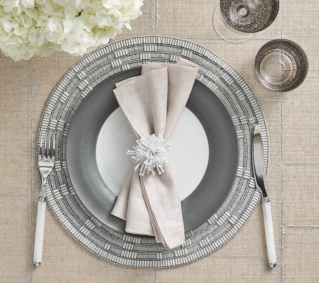 Premium Matrix Placemats Set of 2 - Non-Slip Heat Resistant Table Mats for Dining, Kitchen & Home Decor - Perfect for Everyday Meals, Parties & Holiday Gatherings