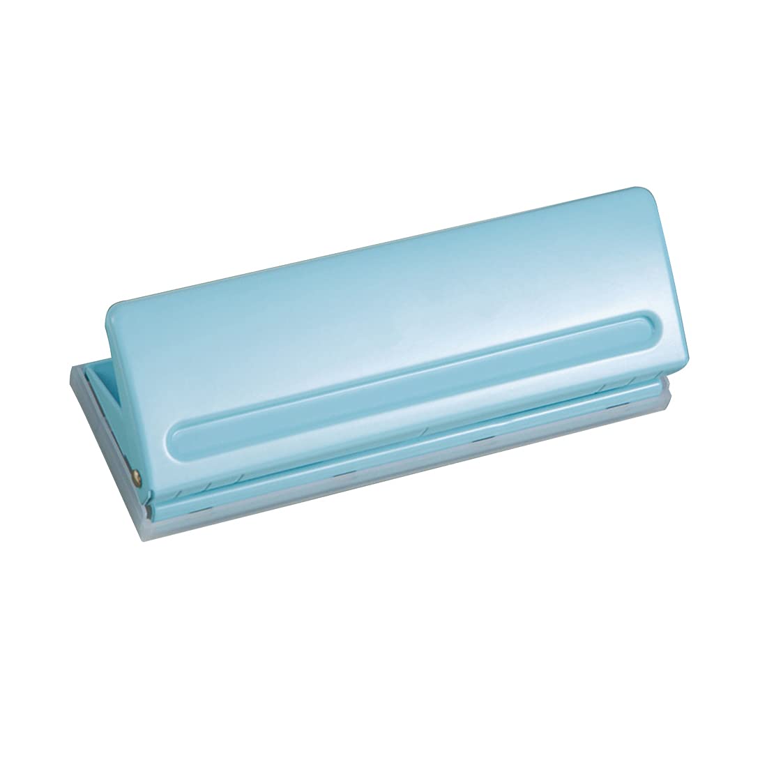 6 Hole Punch Binder - Adjustable Spacing A5 Six Ring Binder Puncher - 5mm Hole Diameter (Blue) - Perfect for DIY Planner, Notebook, and Document Organization