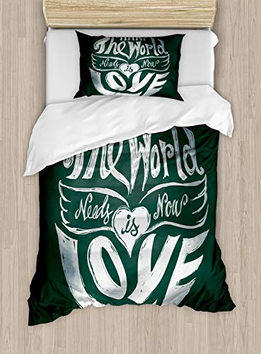 Dark Green White