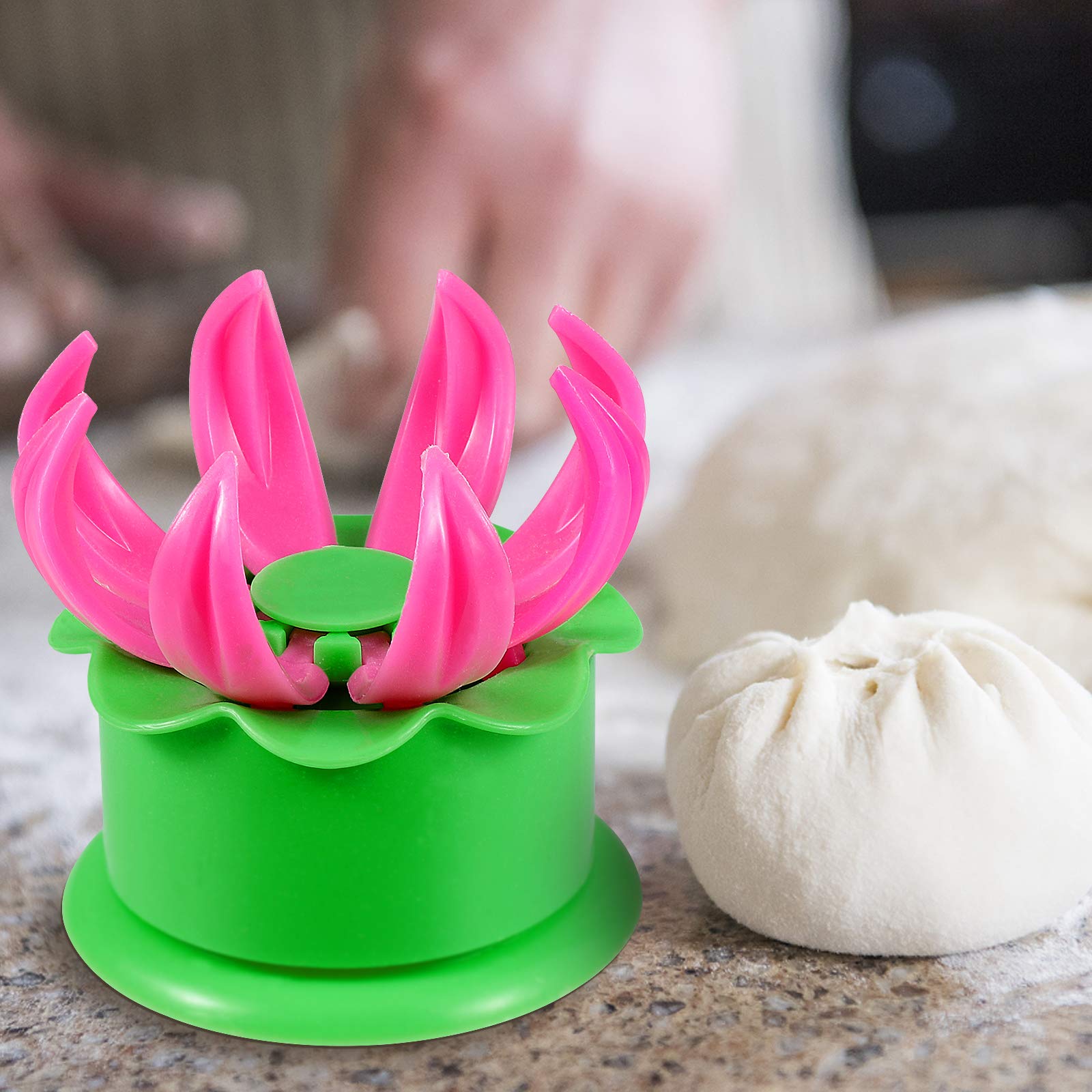 Bun Maker Mold - Baozi Mold for Steamed Stuffed Buns, Pastry Pies & Dumplings | Durable Cooking Tool Set for Home Baking & Asian Cuisine | Perfect for Making Homemade Dim Sum, Snacks & Party Food