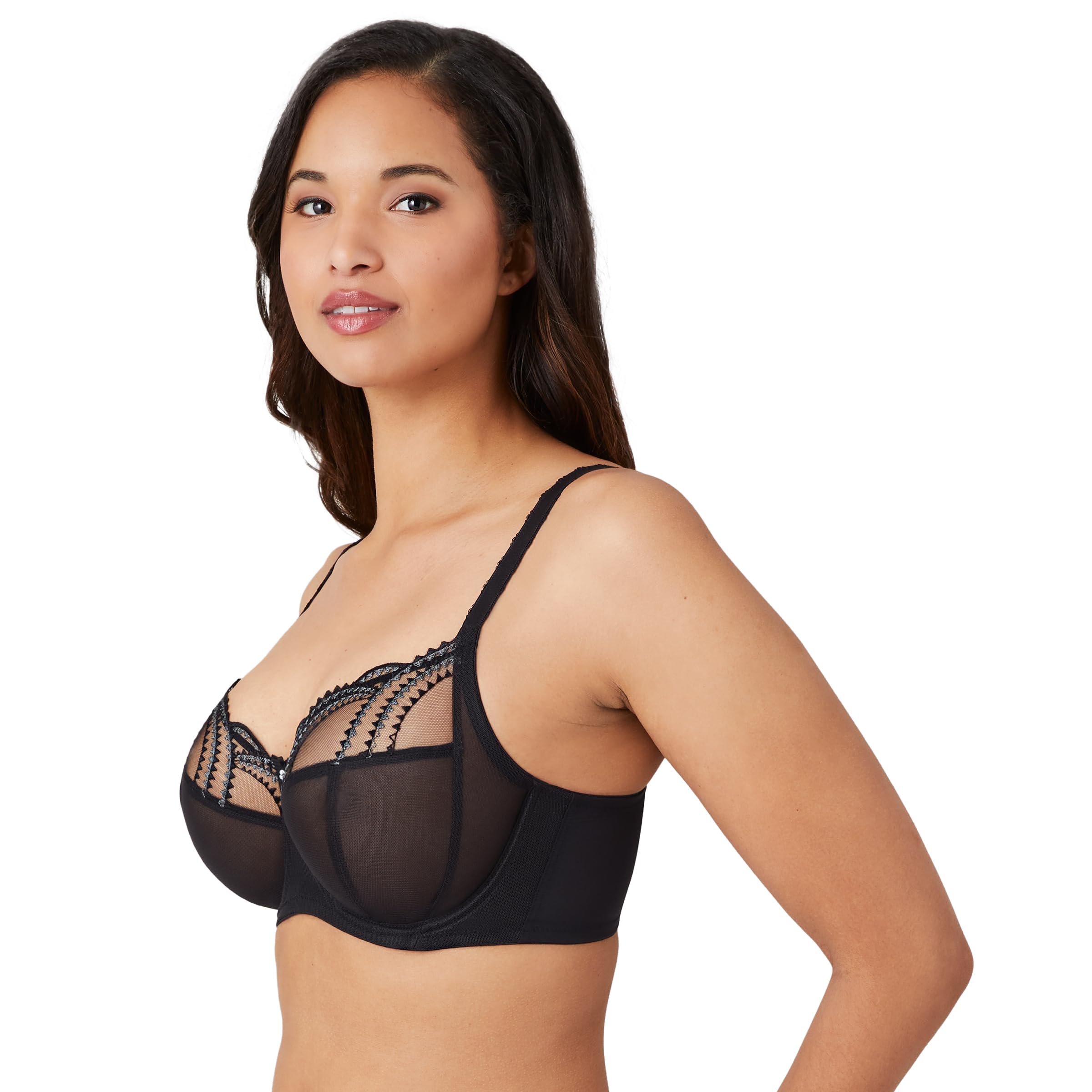 Wacoal Women's Evocative Edge Full Figure Underwire Bra - Comfortable Support for Plus Size Women | Perfect for Work, Date Night & Everyday Wear