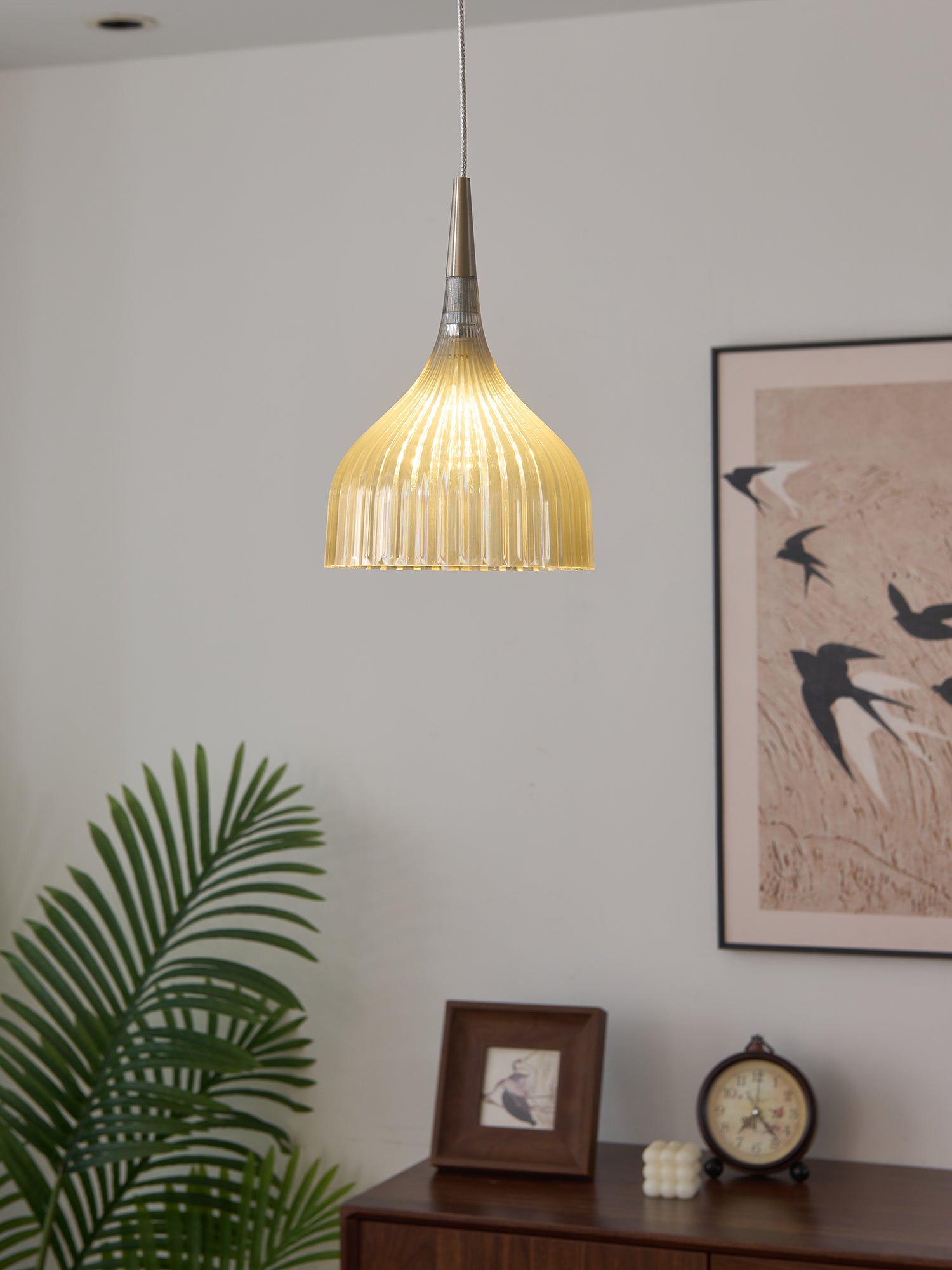 Lucina Pendant Lamp - Modern Hanging Light Fixture for Dining Room, Kitchen Island & Bedroom Decor | Elegant Ceiling Lighting for Home & Office