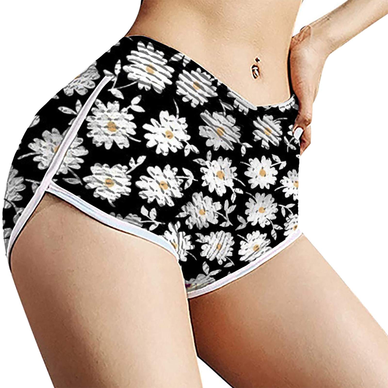 Posijego Women's Tummy Control High Waisted Leggings - Compression Workout Pants for Summer & Fall - Slimming Bodycon Yoga Shorts | Perfect for Gym, Office & Everyday Wear
